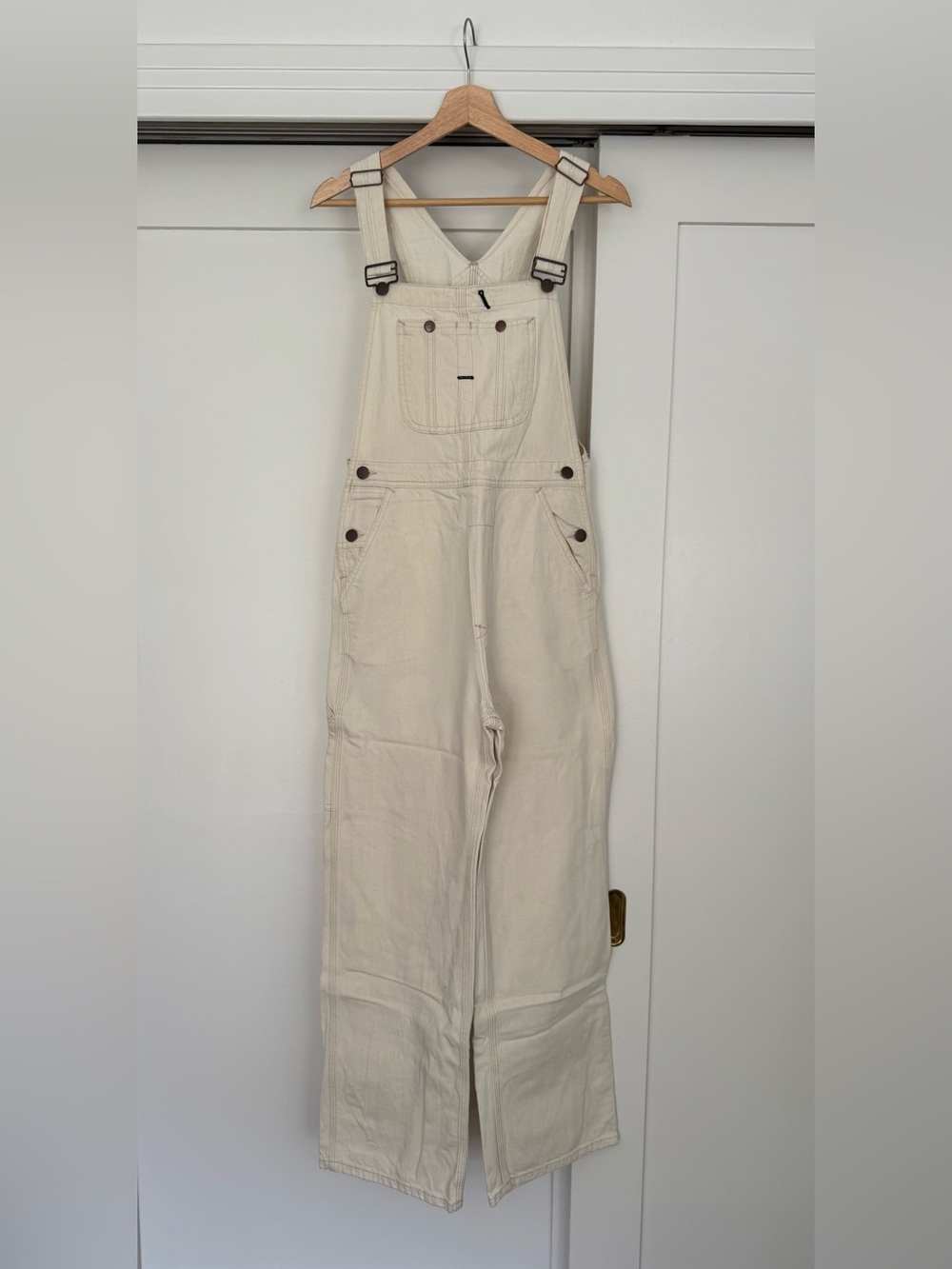Doen | Myrtle Overalls | Oatmilk | Size 27 | NWOT